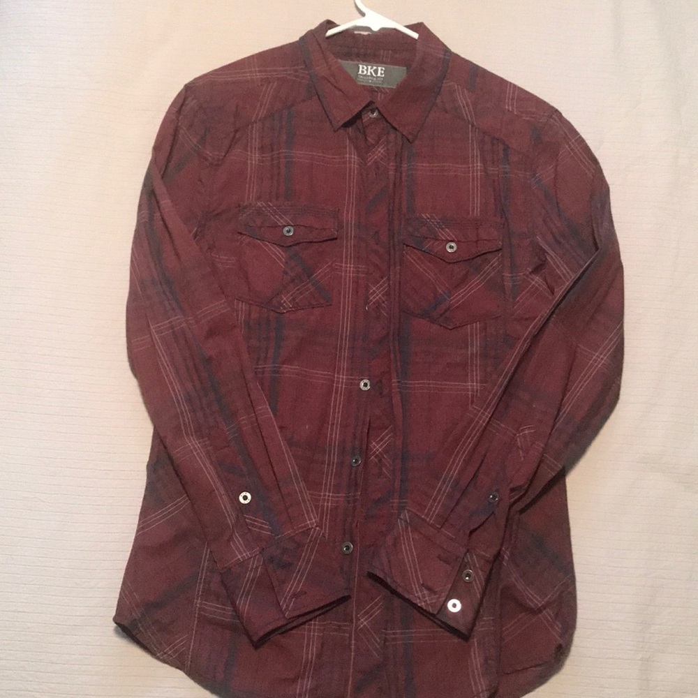 Buckle L/S button up sz. Medium